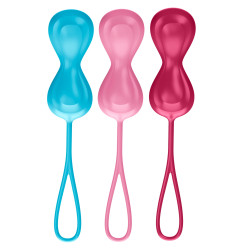 Satisfyer Kit de 3 boules de geisha - 3.4 cm